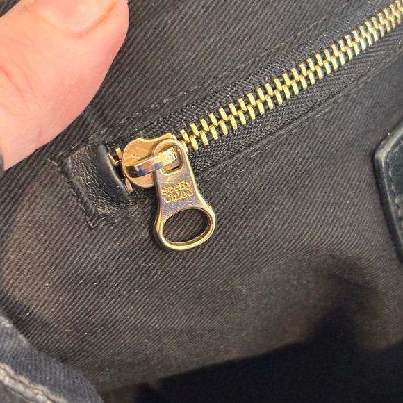 See by Chloé Erin Perforated Leather Shoulder Bag W/ Dustbag - Picture 13 of 16